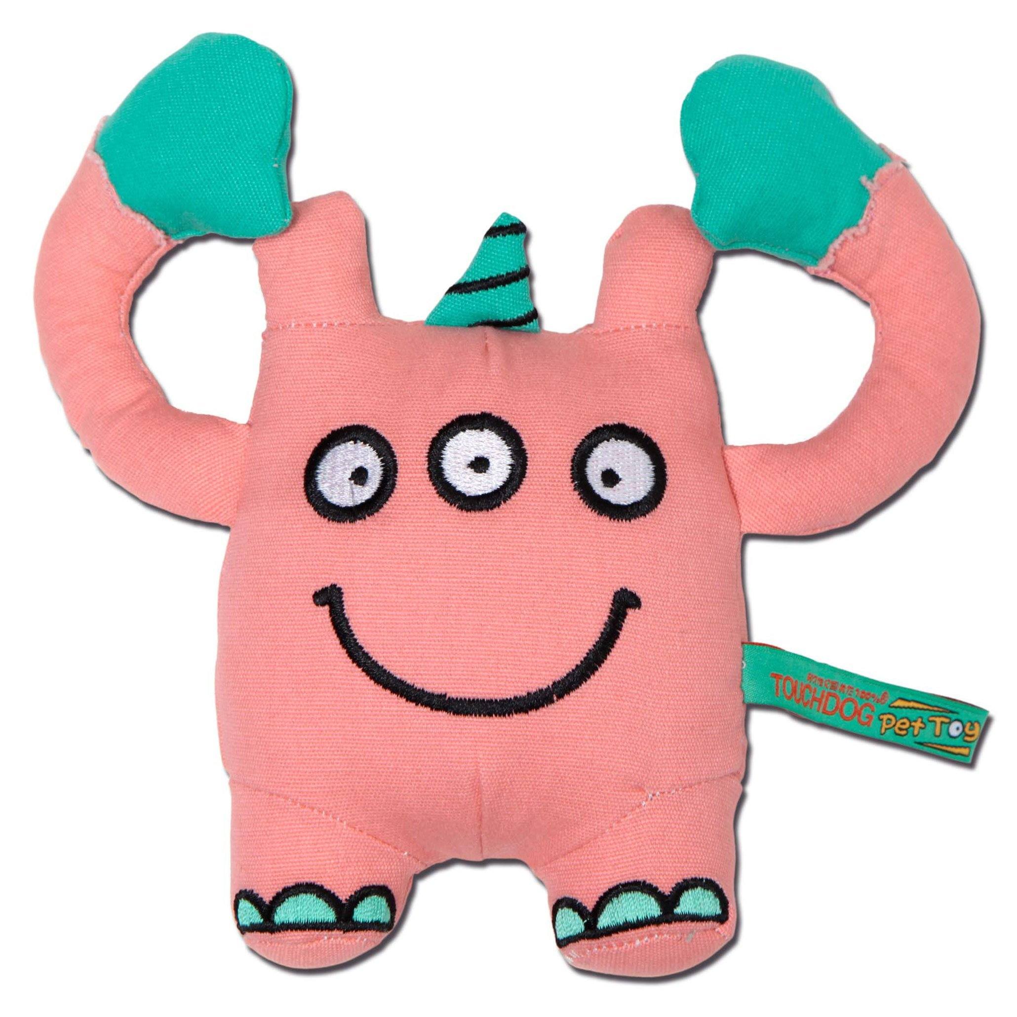 Touchdog Cartoon Three-eyed Monster Plush Dog Toy - Image 2