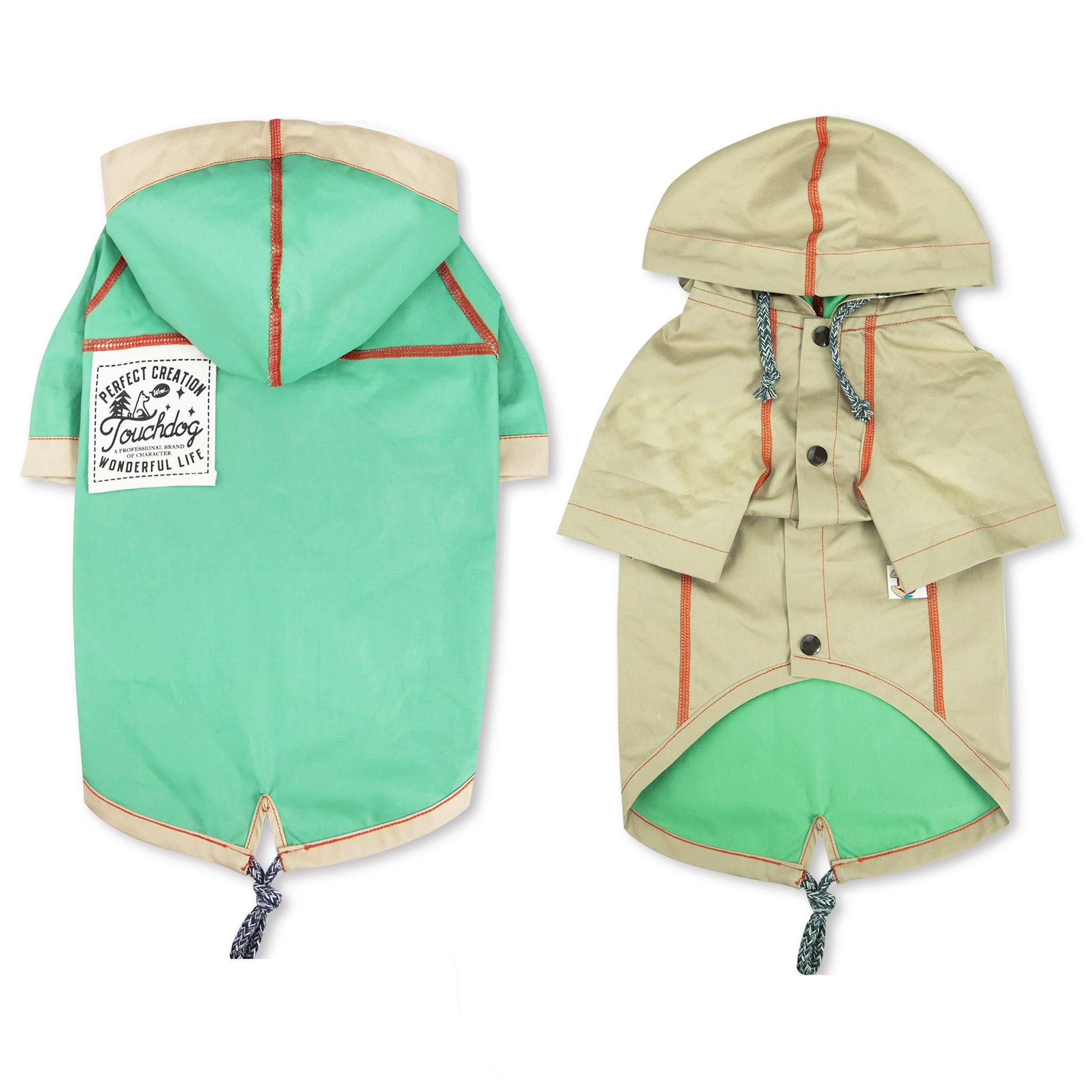 Touchdog 'Cloudburst' Reversible Fashion Waterproof Dog Raincoat - Image 10
