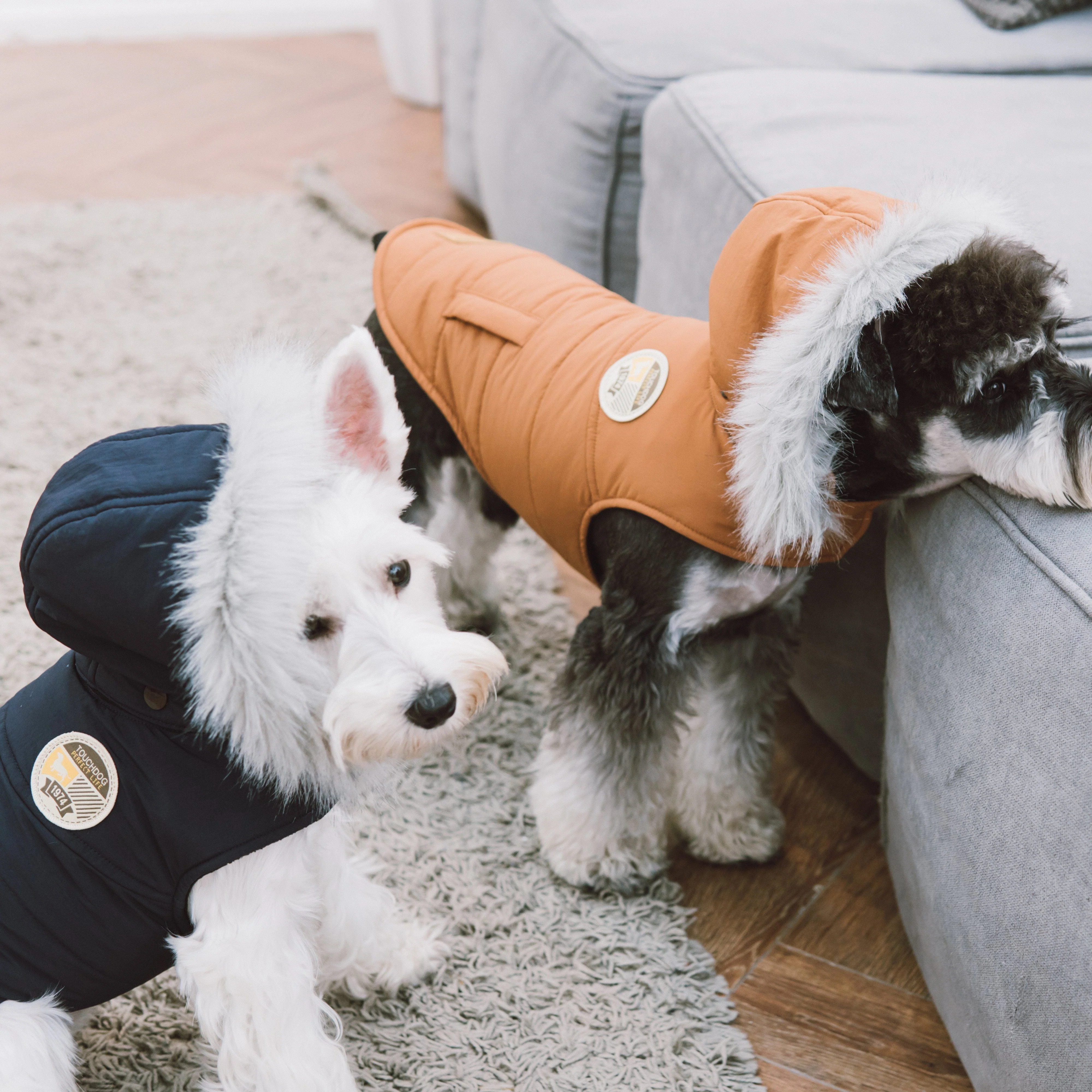 Touchdog 'Eskimo-Swag' Duck-Down Insulated Winter Dog Coat Parka - Image 10