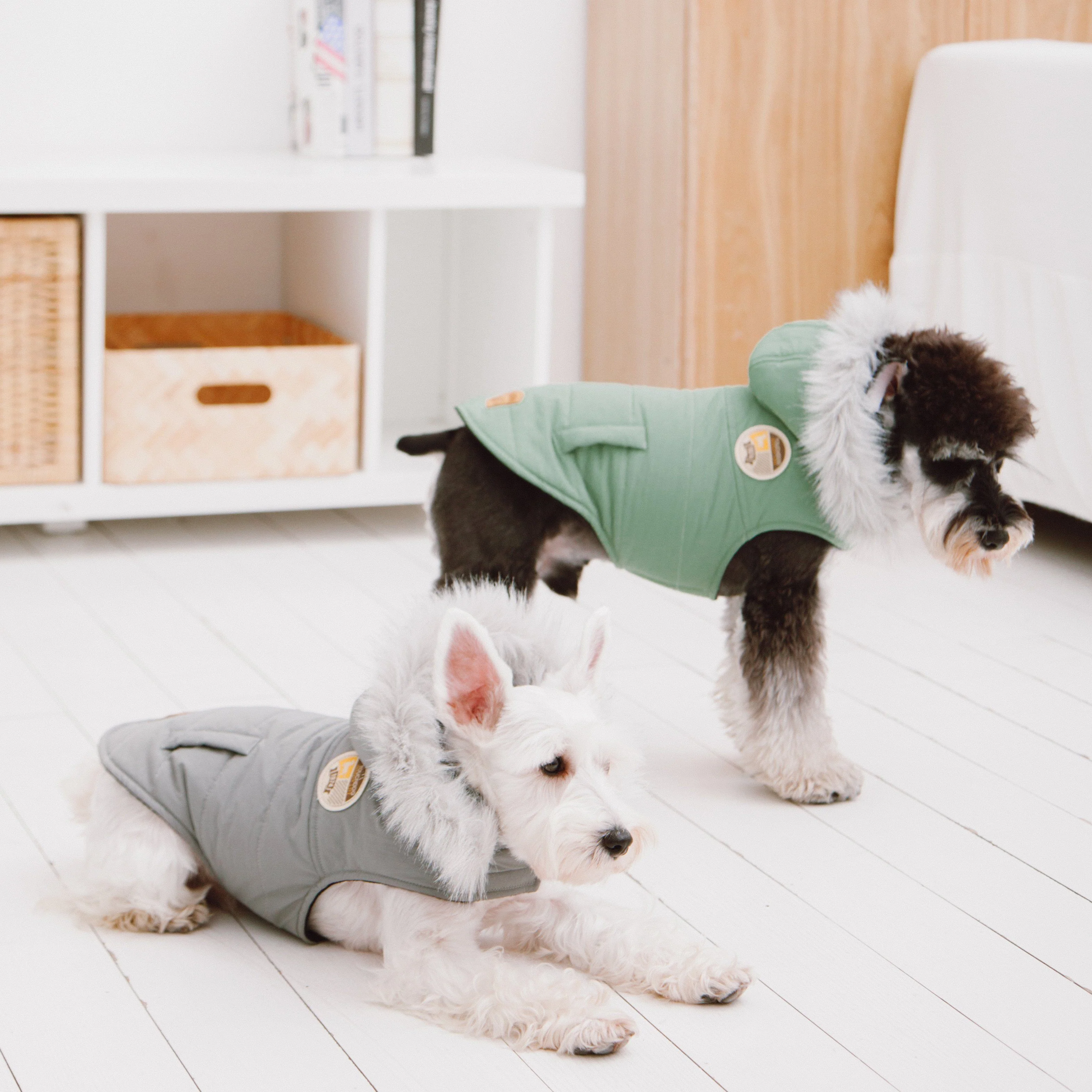 Touchdog 'Eskimo-Swag' Duck-Down Insulated Winter Dog Coat Parka - Image 3