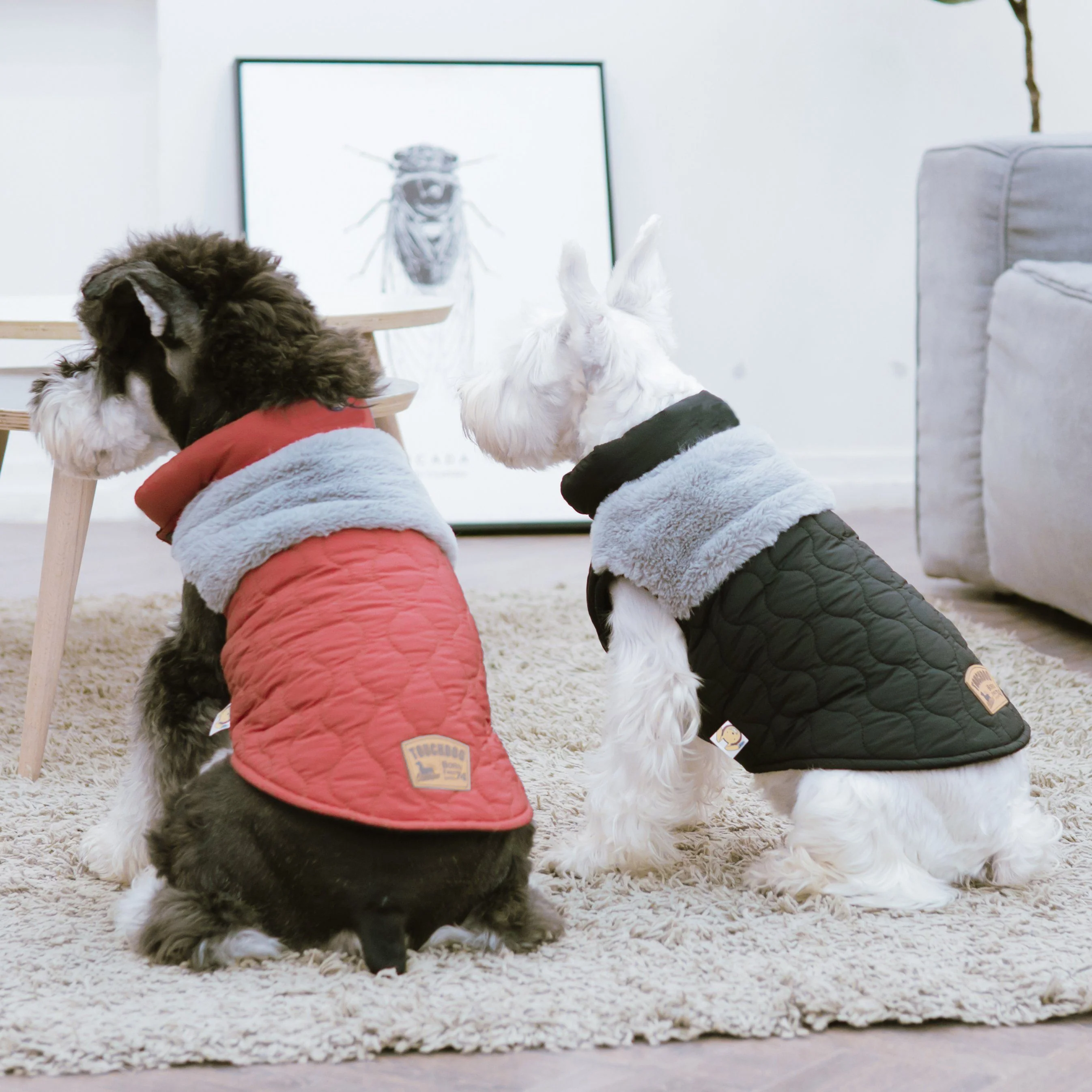 Touchdog 'Furrost-Bite' Fur and Fleece Designer Fashion Dog Jacket - Image 4