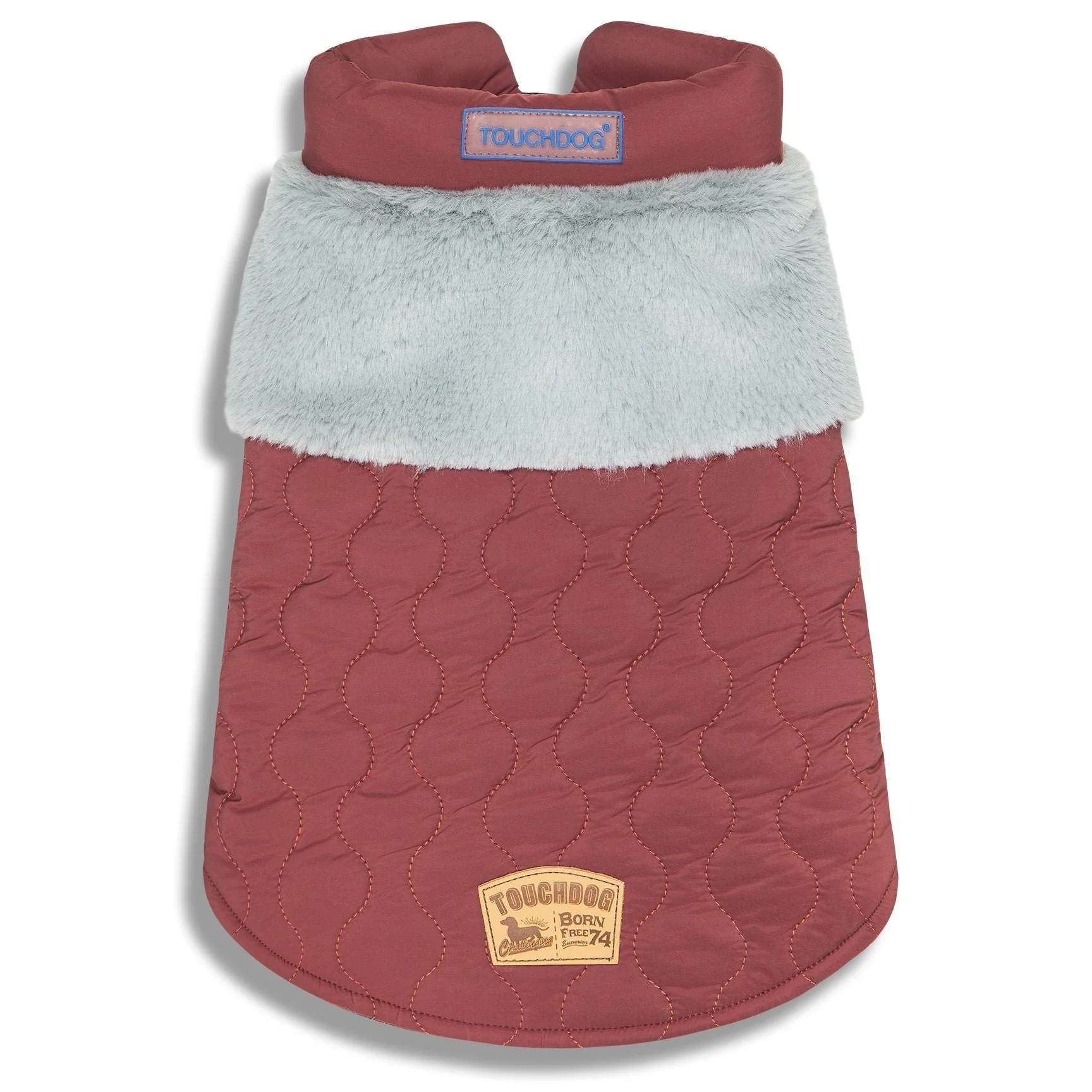 Touchdog 'Furrost-Bite' Fur and Fleece Designer Fashion Dog Jacket - Image 7