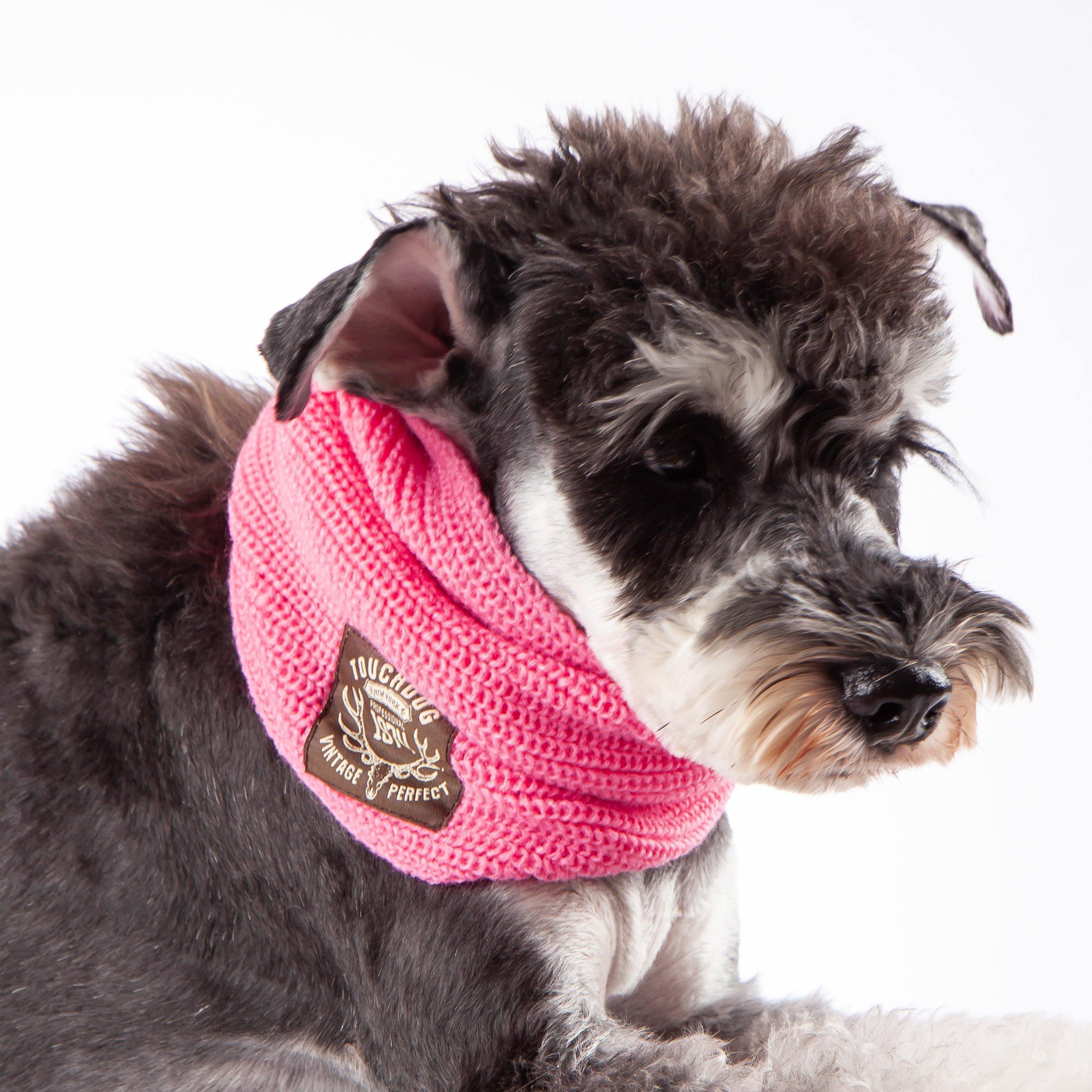 Touchdog Heavy Knitted Designer Fashion Winter Dog Scarf - Image 16