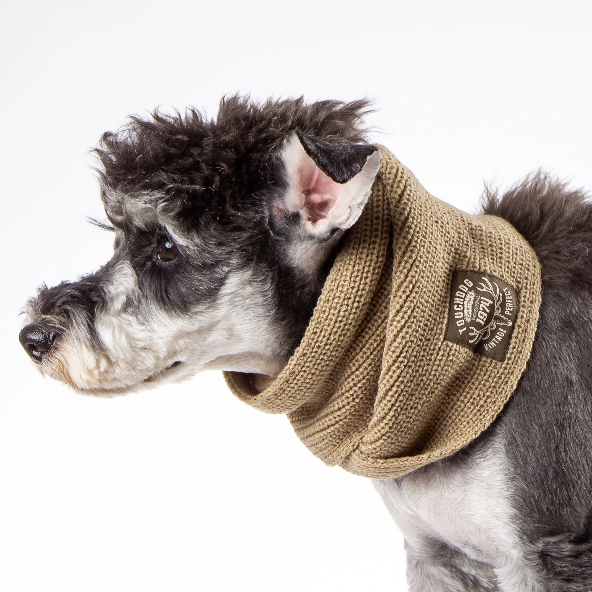 Touchdog Heavy Knitted Designer Fashion Winter Dog Scarf - Image 8