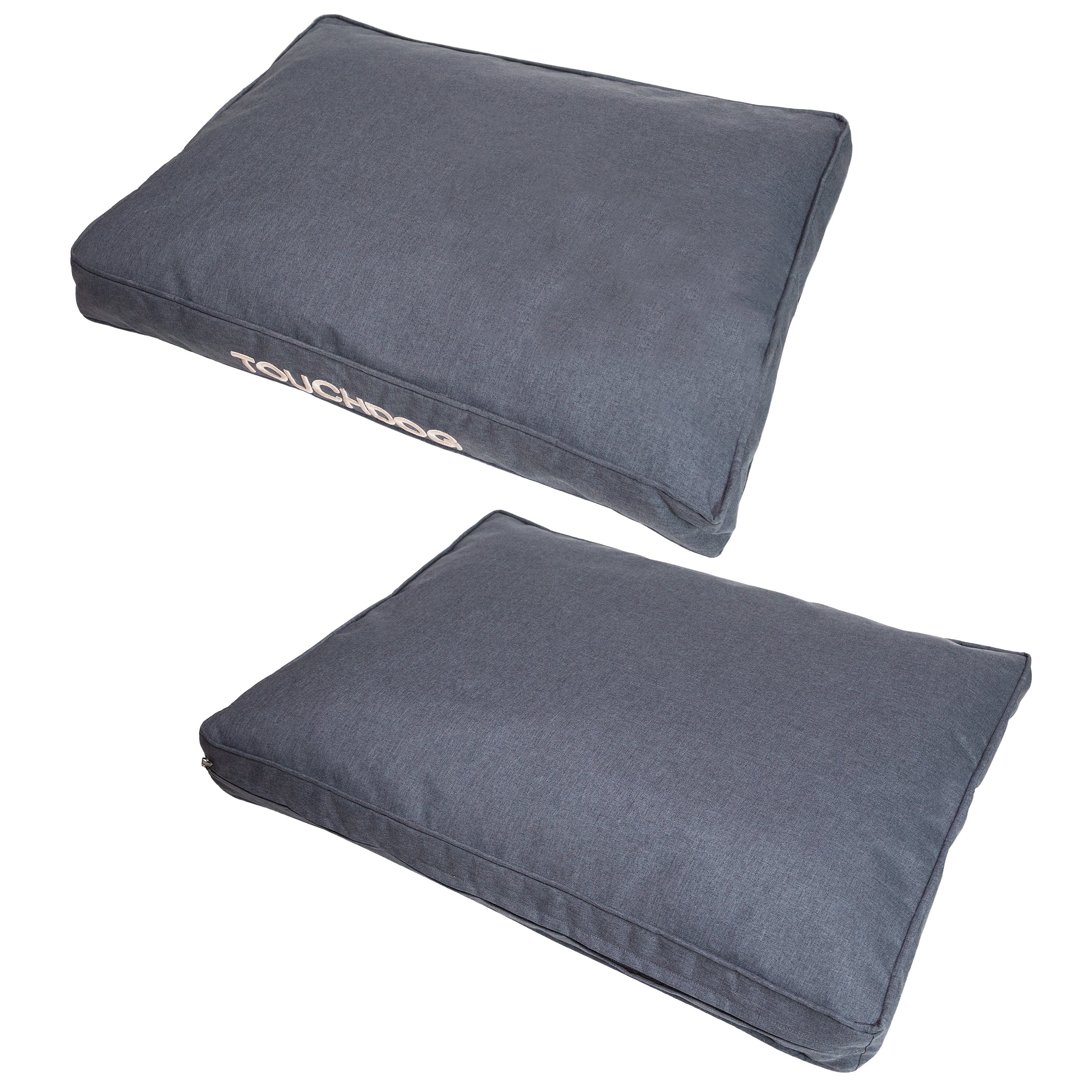 Touchdog 'Hushky' Water-Resistant Premium Raised Rectangular Dog Mat - Image 3