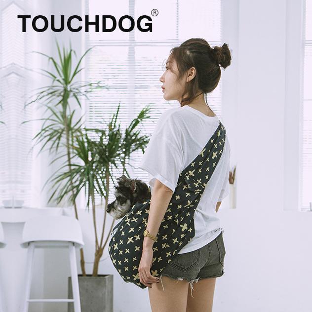 Touchdog 'Paw-Ease' Over-The-Shoulder Travel Sling Pet Carrier - Image 7