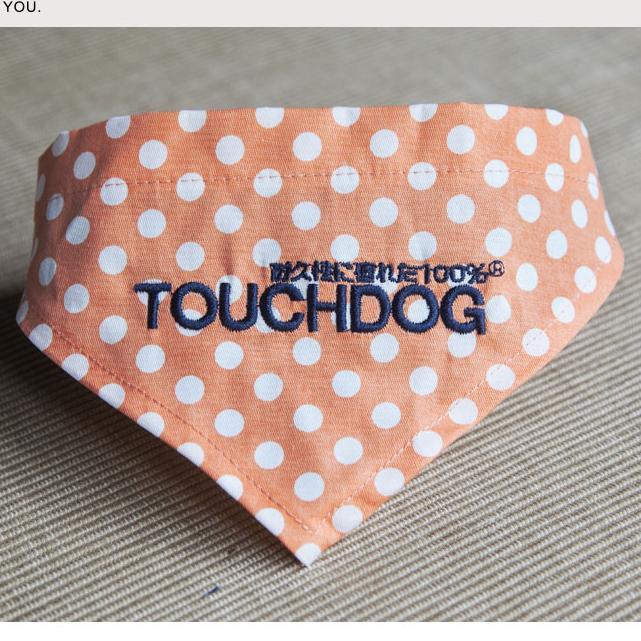 Touchdog Polka-dot Patterned Hook-and-Loop Fashion Dog Bandana - Image 10