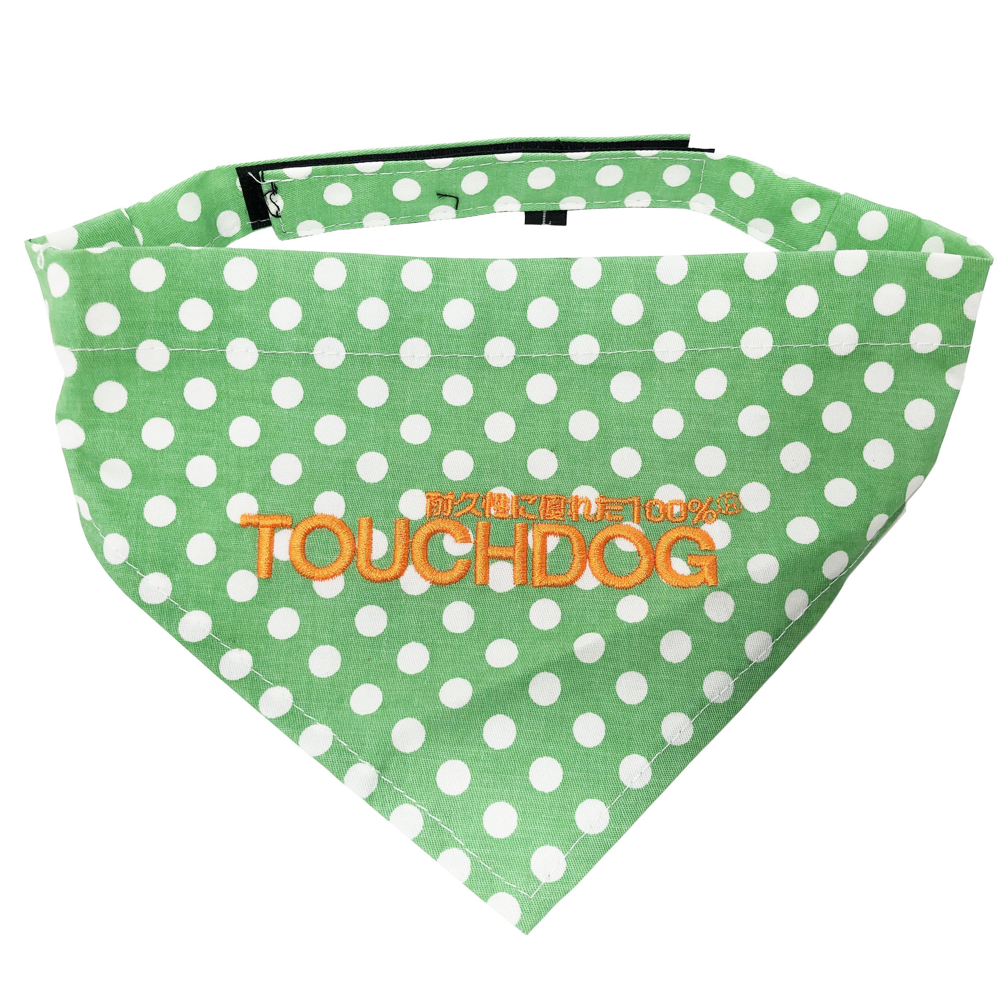 Touchdog Polka-dot Patterned Hook-and-Loop Fashion Dog Bandana - Image 13