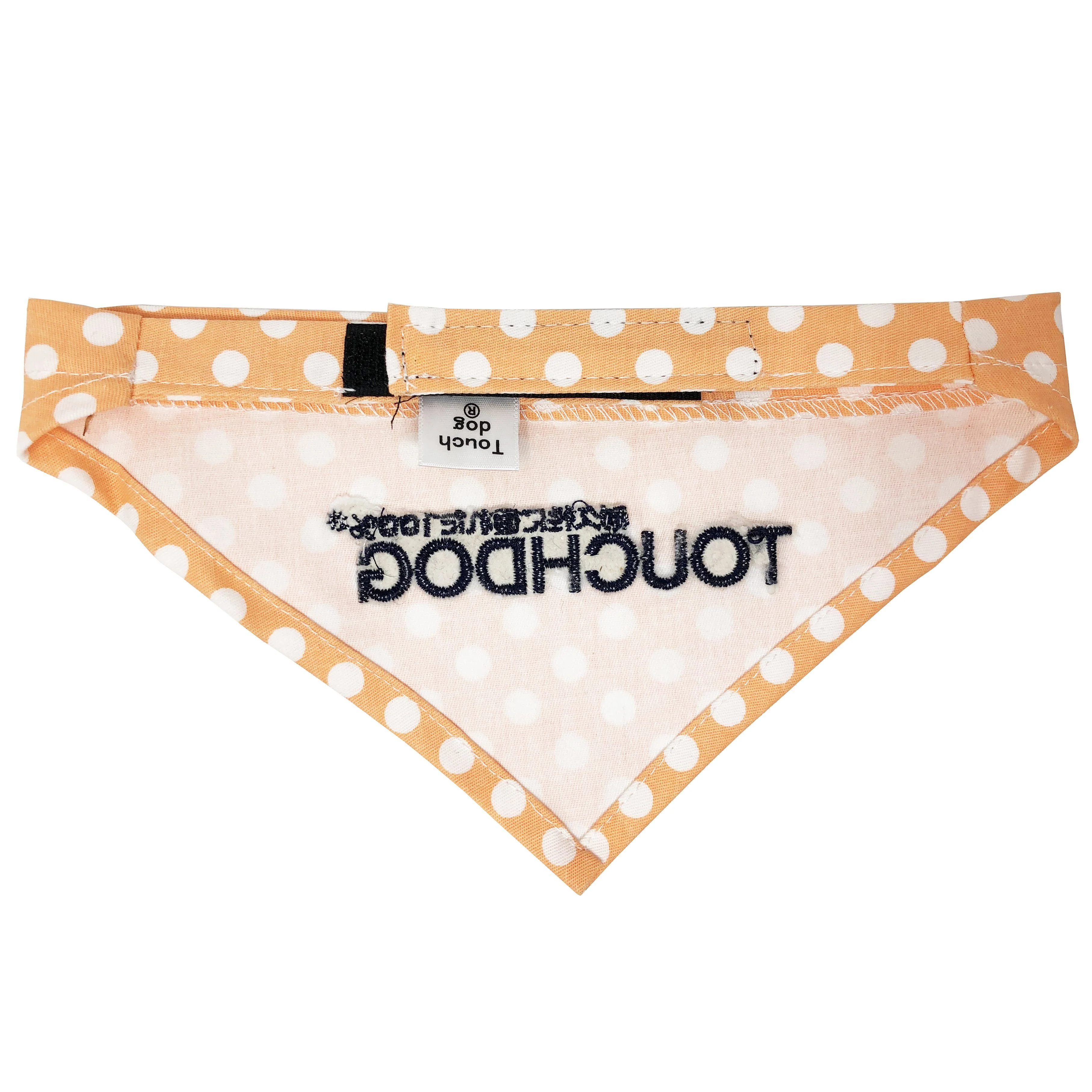 Touchdog Polka-dot Patterned Hook-and-Loop Fashion Dog Bandana - Image 9