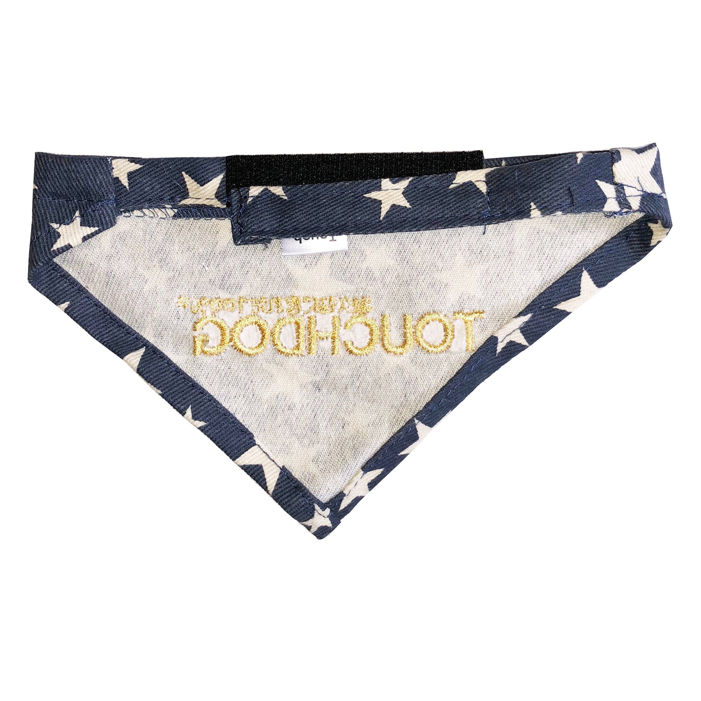 Touchdog Star Patterned Hook-and-Loop Fashion Dog Bandana - Image 5