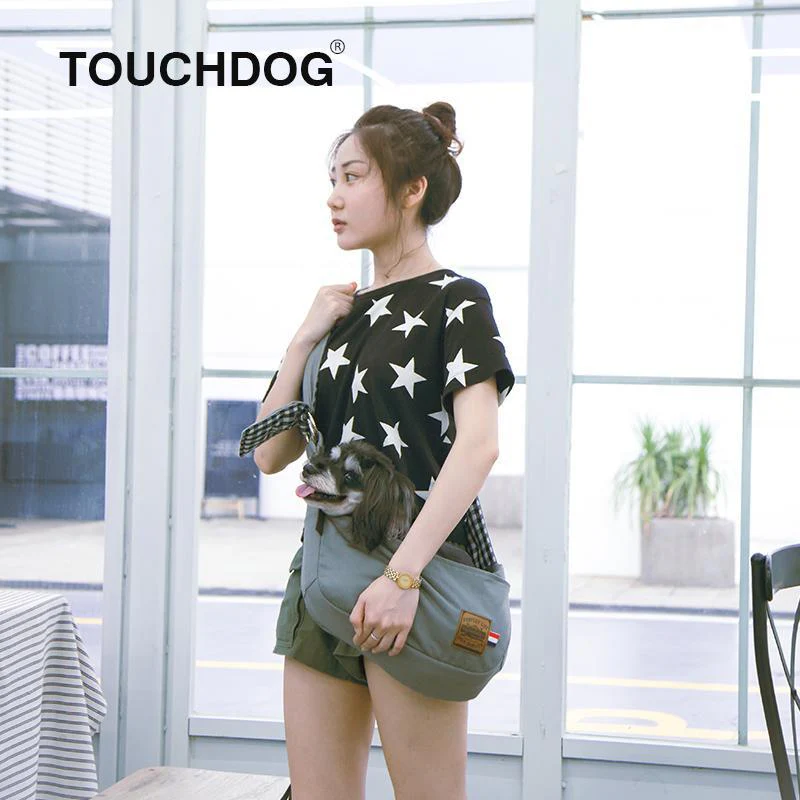 Touchdog 'Toga Bark' Over-The-Shoulder Hands-Free Pet Carrier - Image 3
