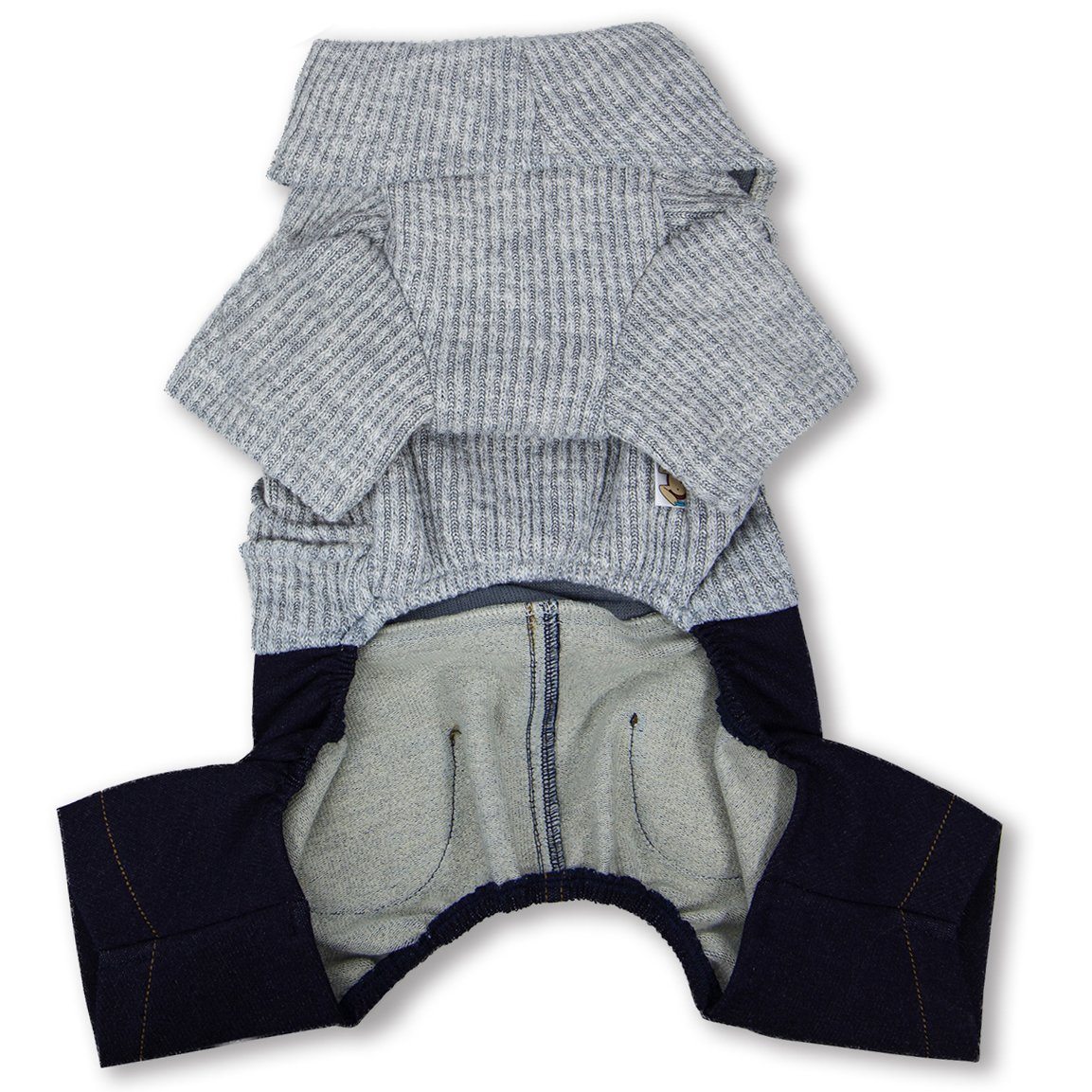 Touchdog Vogue Neck-Wrap Full Body Fashion Dog Sweater Outfit - Image 2