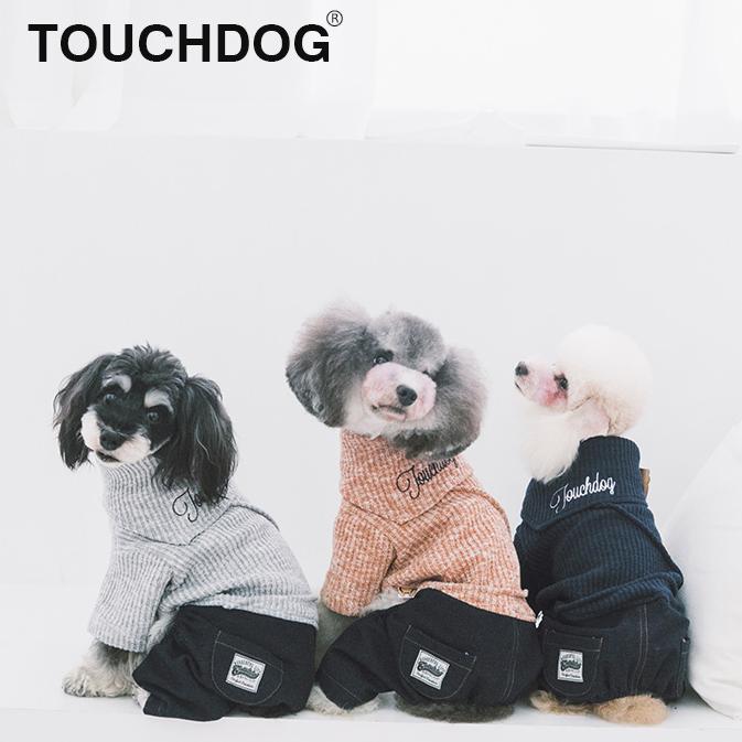Touchdog Vogue Neck-Wrap Full Body Fashion Dog Sweater Outfit - Image 3