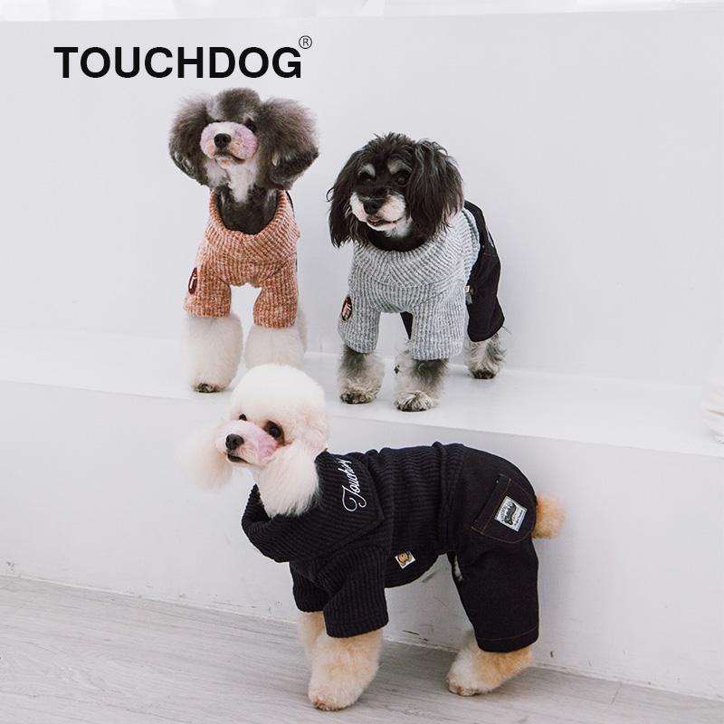 Touchdog Vogue Neck-Wrap Full Body Fashion Dog Sweater Outfit - Image 5