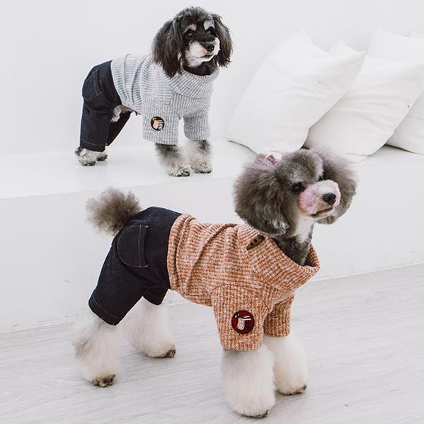 Touchdog Vogue Neck-Wrap Full Body Fashion Dog Sweater Outfit - Image 6