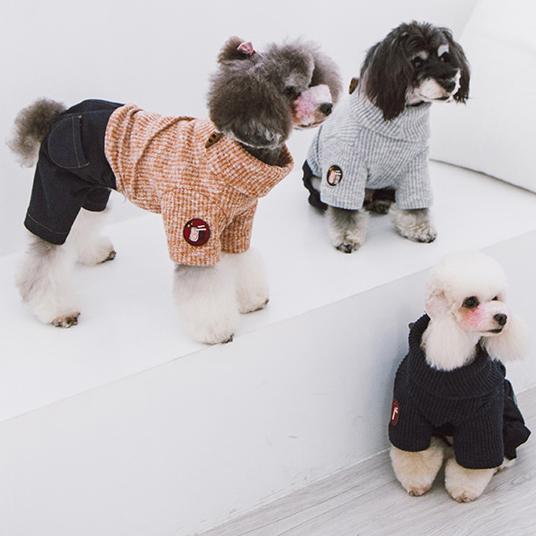 Touchdog Vogue Neck-Wrap Full Body Fashion Dog Sweater Outfit - Image 7
