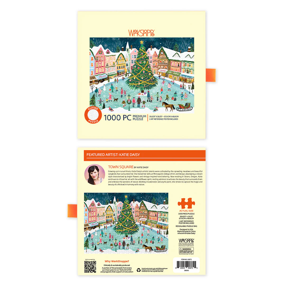Town Square 1000 Piece Puzzle - Image 6