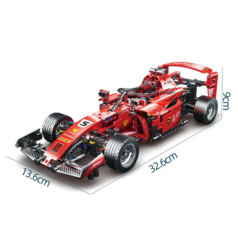 ToylinX F1 RC Race Car Building Set - Remote Control Collectible Model Kit - Image 6