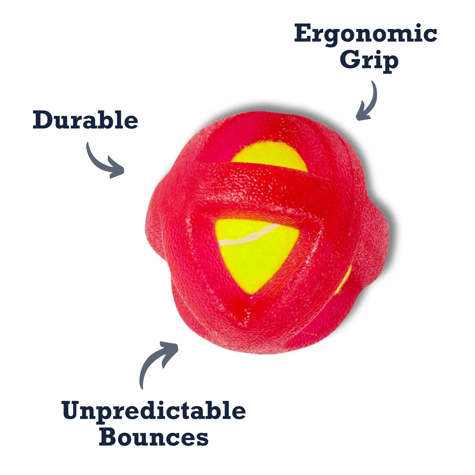 TPR-Coated Agility Tennis Ball Dog Toy – Durable & Pet-Safe - Image 3