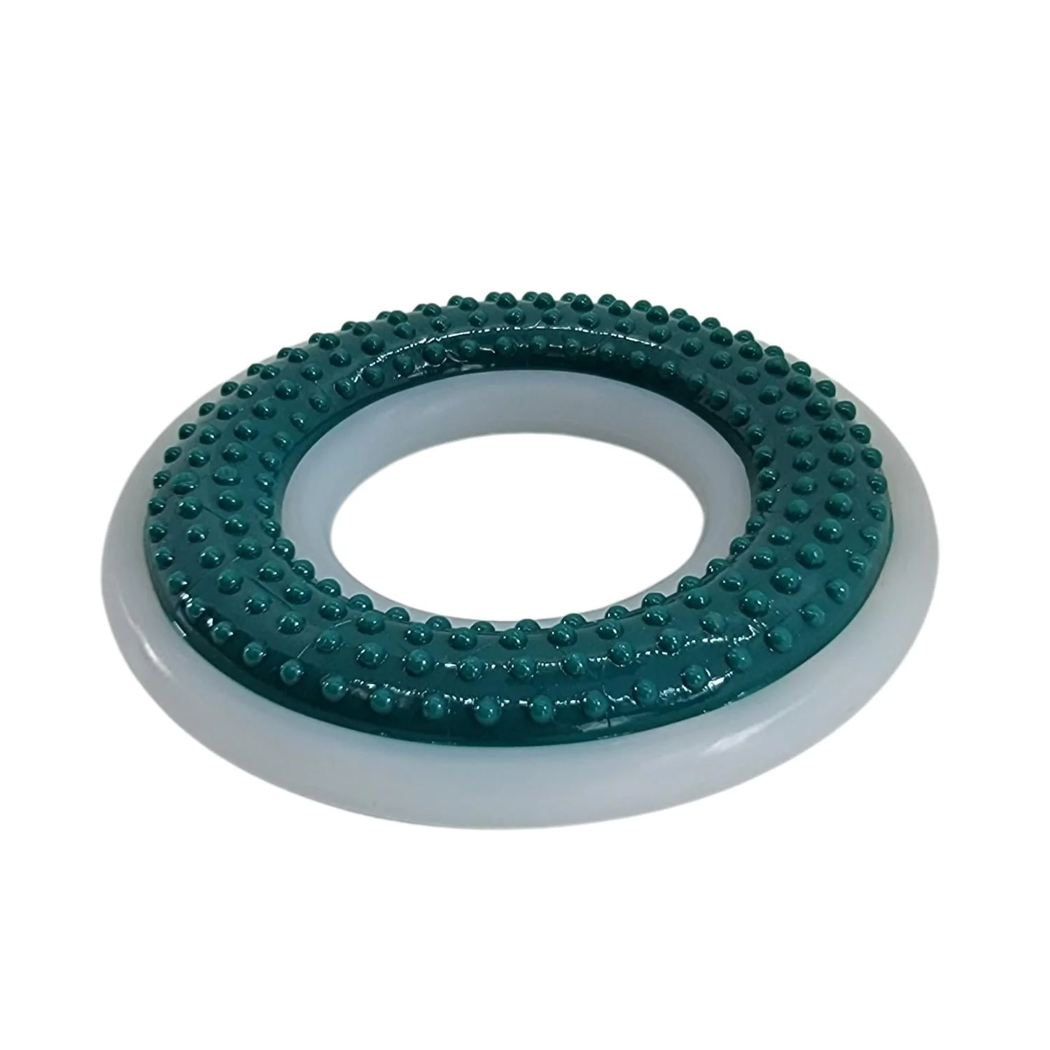 TPR & Nylon Dental Chew Ring Toy for Dogs - Ideal for Aggressive Chewers – (4" Diameter) - Image 3