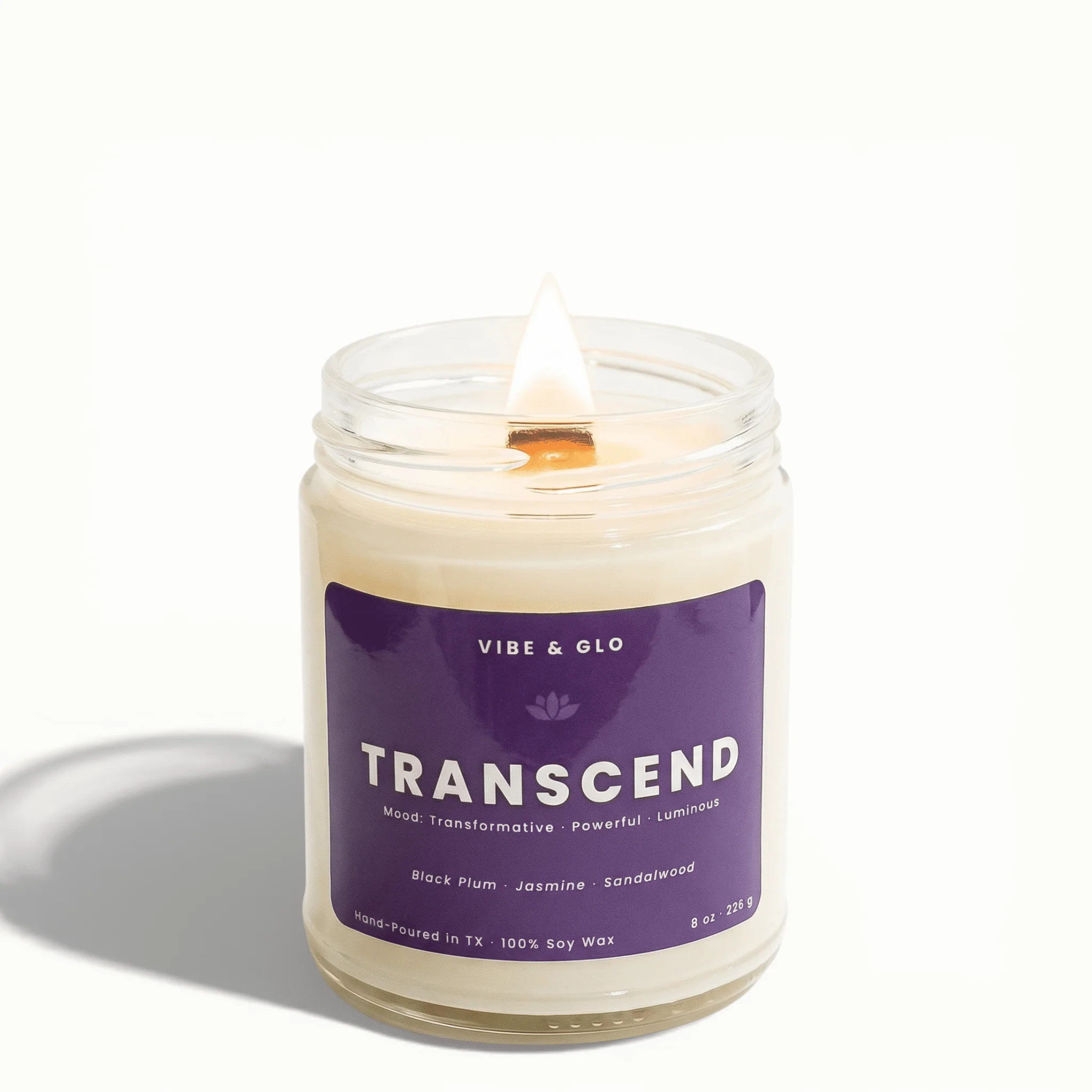 Transcend - Jasmine & Sandalwood Soy Candle