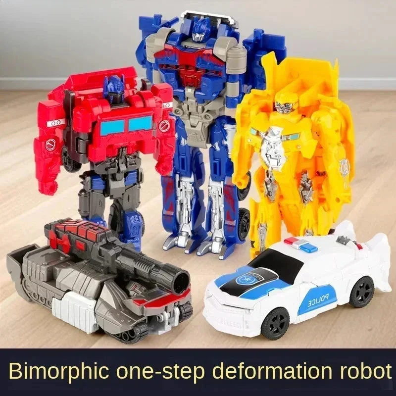 Transformation Car Robot Toy – One-Step Deformation Puzzle Model - Image 3