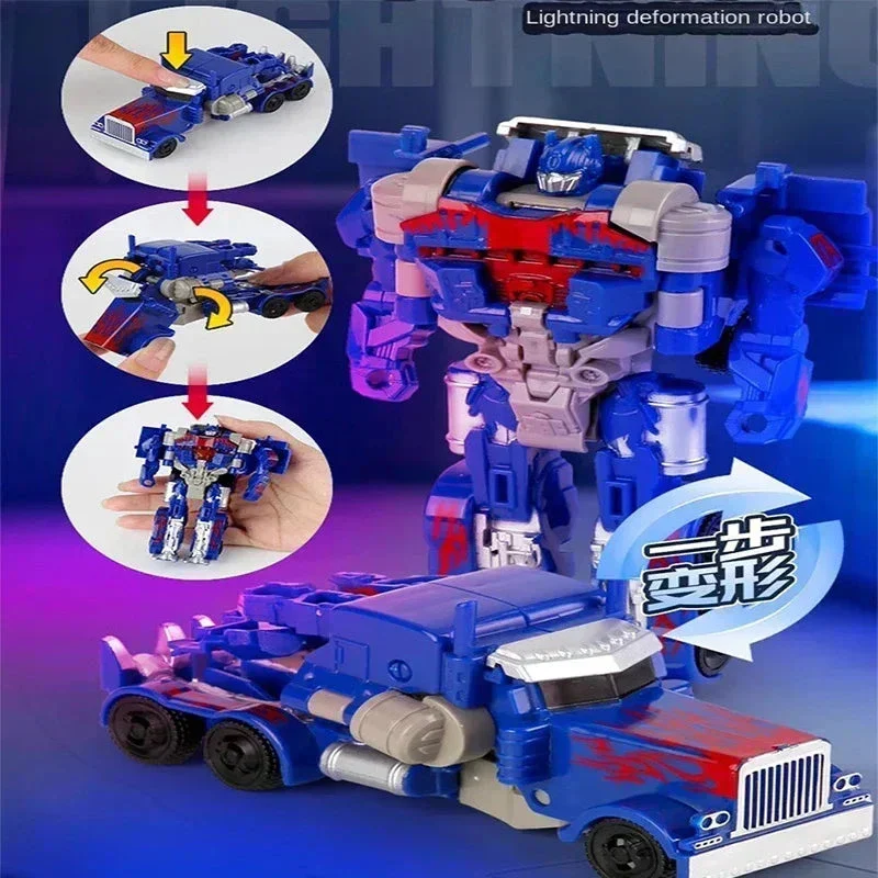 Transformation Car Robot Toy – One-Step Deformation Puzzle Model - Image 4