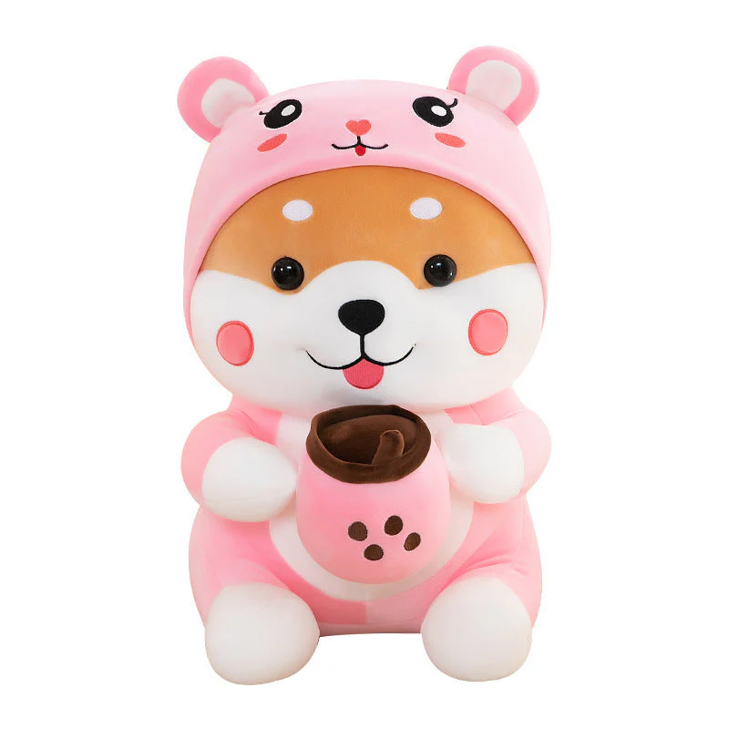 Transformation Milk Tea Dog Plush Toy - Image 4
