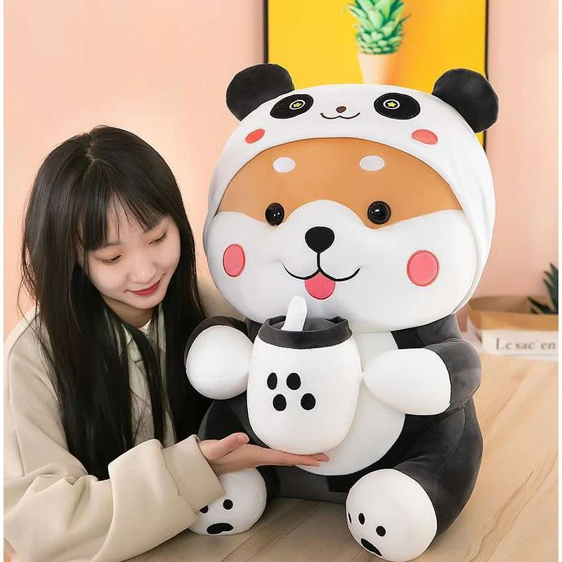 Transformation Milk Tea Dog Plush Toy - Image 7