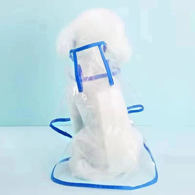 Transparent Dog Raincoat – Waterproof Hooded Pet Rainwear Jacket for Small Dogs - Image 7
