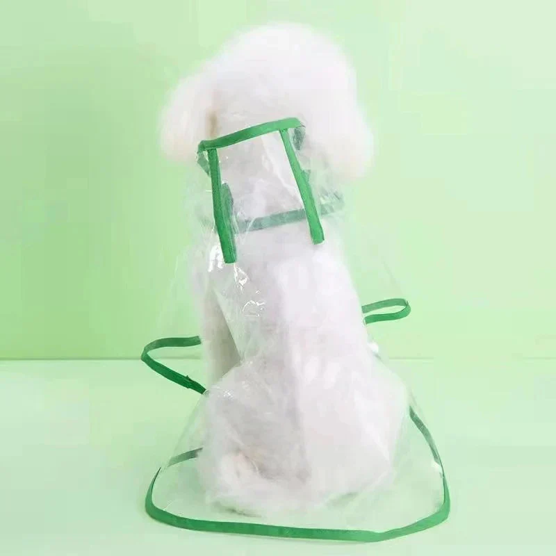 Transparent Dog Raincoat – Waterproof Hooded Pet Rainwear Jacket for Small Dogs - Image 8