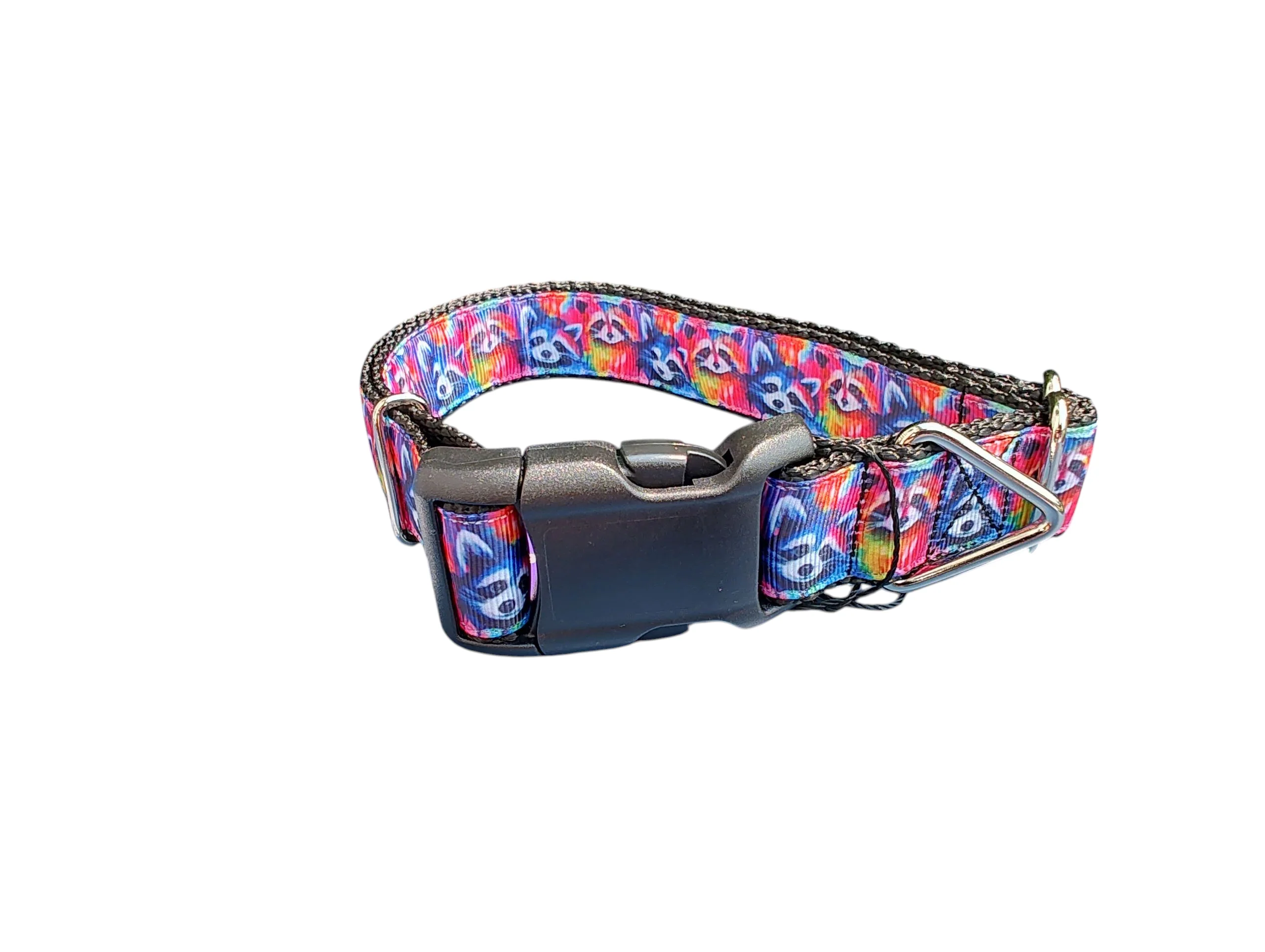Trash Panda Raccoons Nylon Dog Collar - Image 2