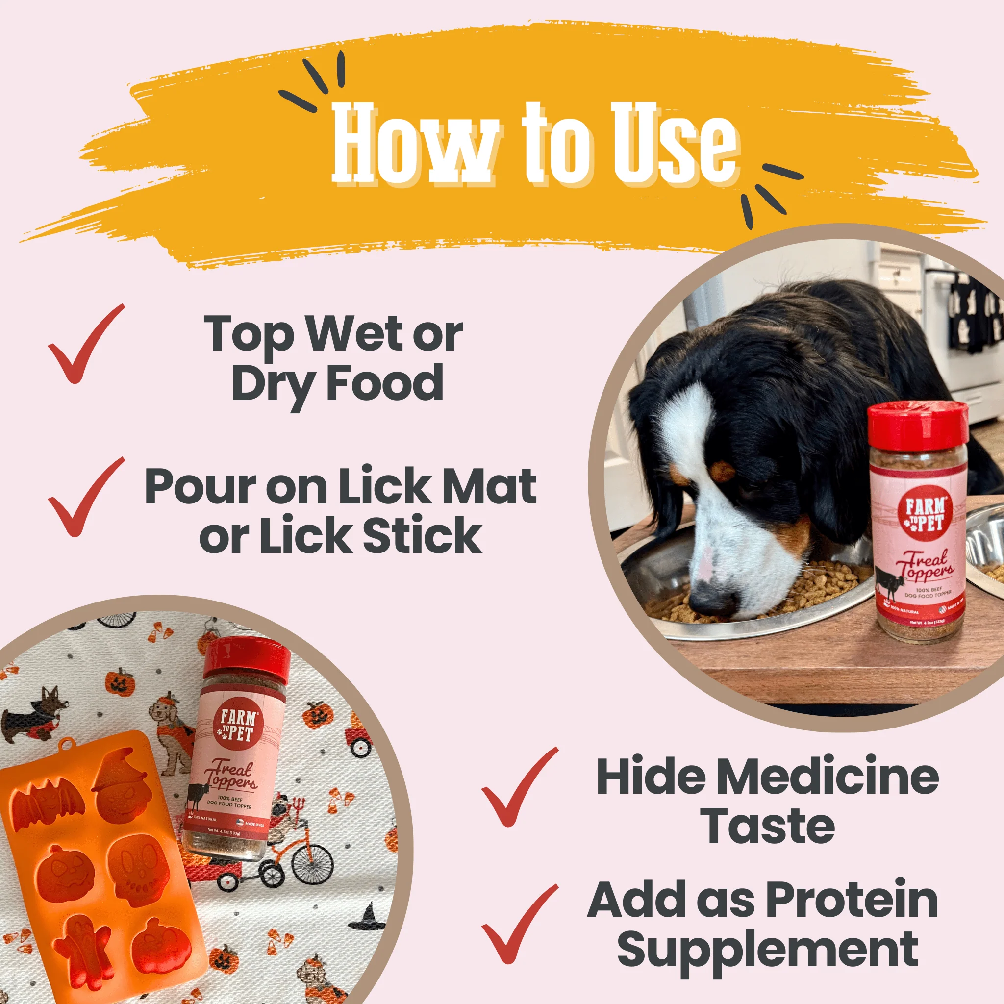 Treat Topper Beef Dog Food Topper | Powdered Meal Topper for Pets - Image 5