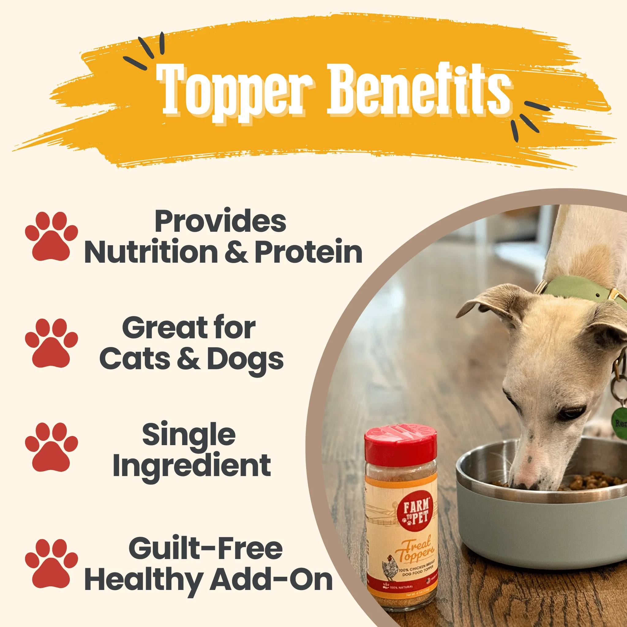 Treat Topper Chicken Dog Food Topper | Healthy Meal Supplement for Dogs - Image 6