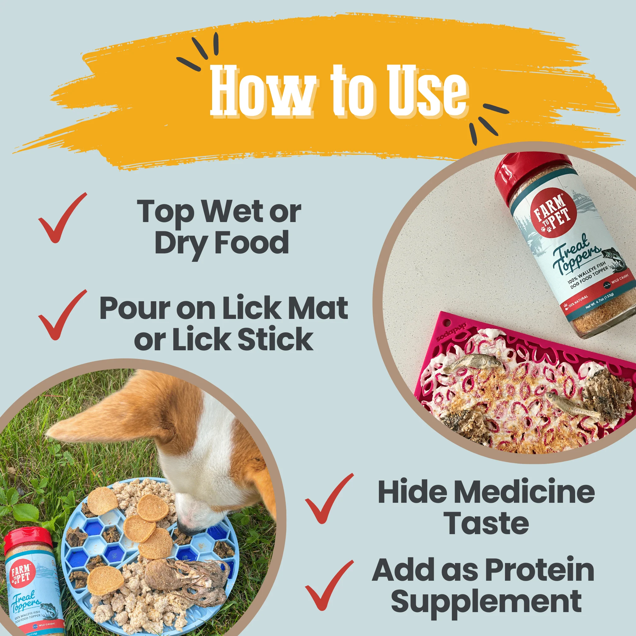 Treat Topper Fish Dog Food Topper | Low-Fat Meal Topper for Pets - Image 5
