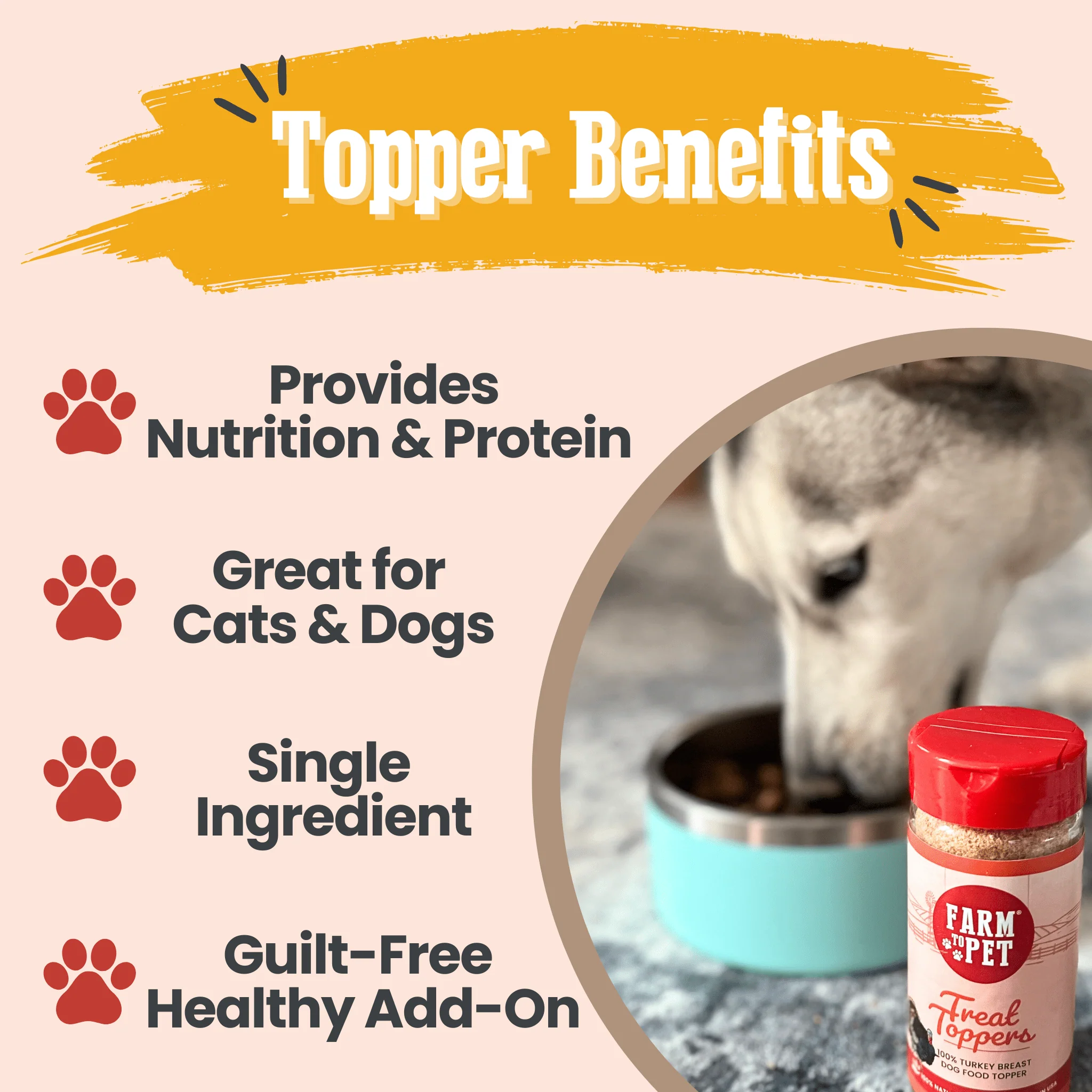 Treat Topper Turkey Dog Food Topper | Healthy Meal Supplement for Dogs - Image 6