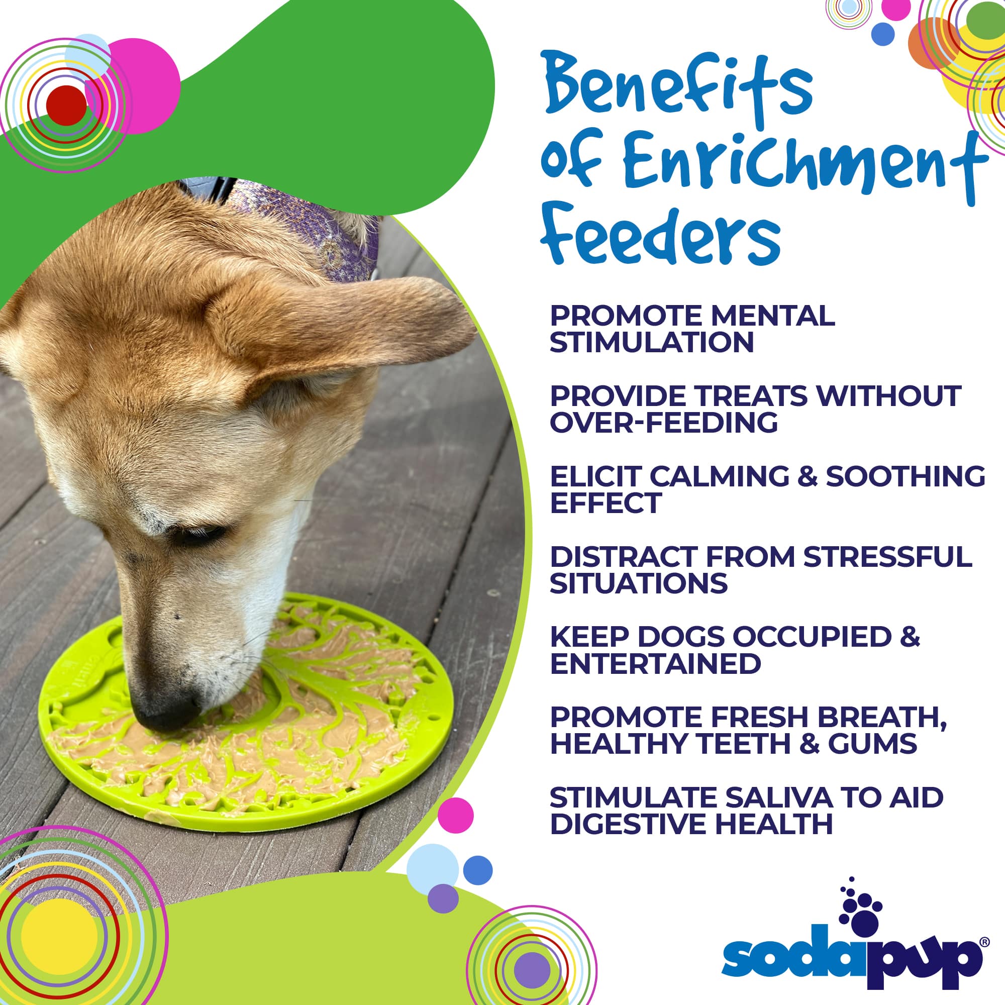 Tree of Life eMat - Enrichment Lick Mat For Dogs and Cats - With Suction Cups | Tree Design | USA Made - Image 3