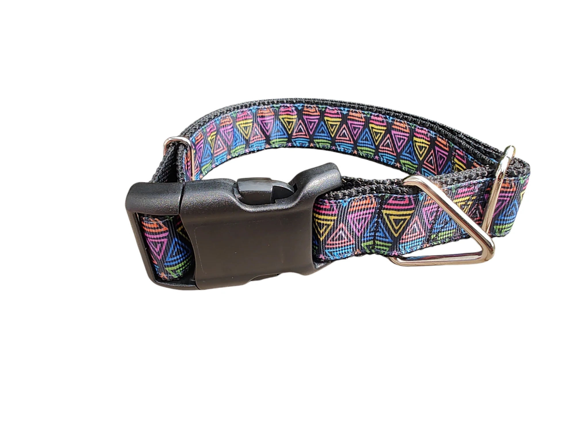 Triangle Doodles Nylon Dog Collar - Image 2