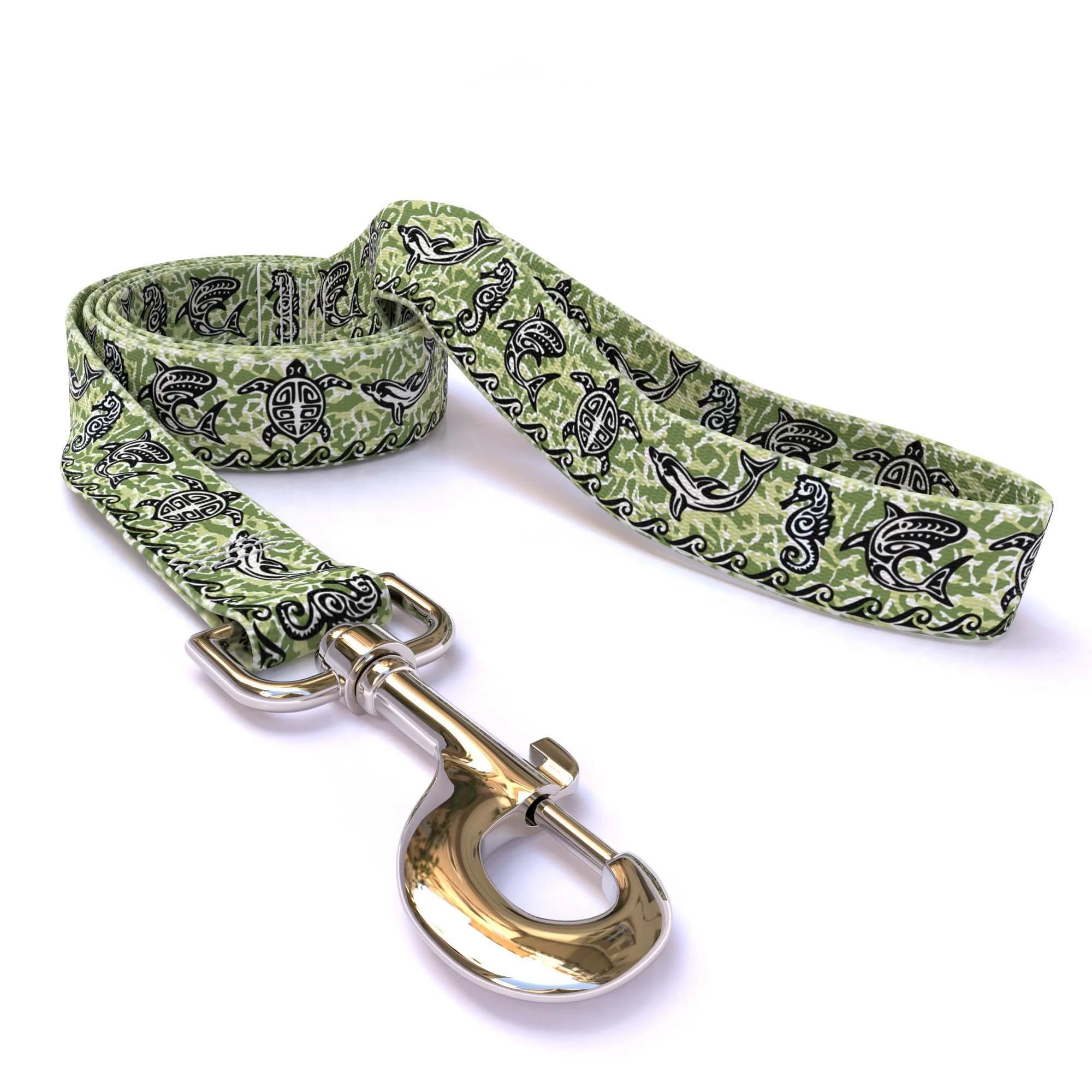 Tribal Seas Green Dog Leash - Image 2