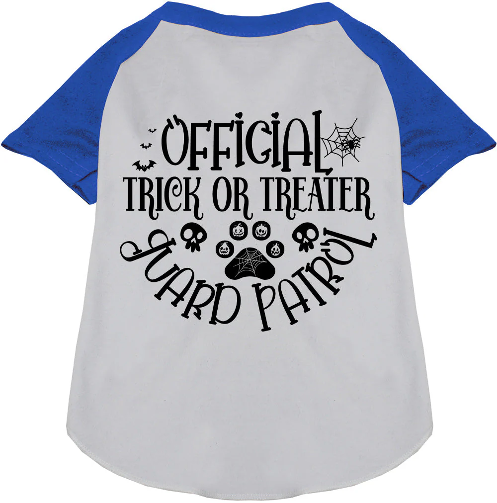 Trick or Treater Guard Patrol Pet Raglan Shirt - Image 4