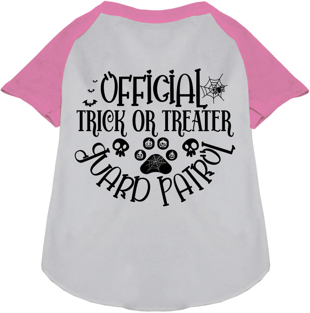 Trick or Treater Guard Patrol Pet Raglan Shirt - Image 5