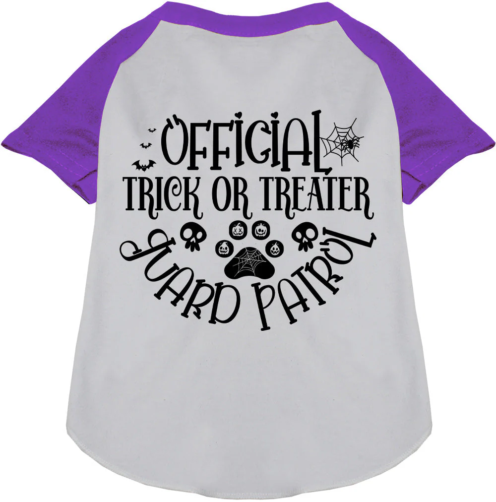 Trick or Treater Guard Patrol Pet Raglan Shirt - Image 6