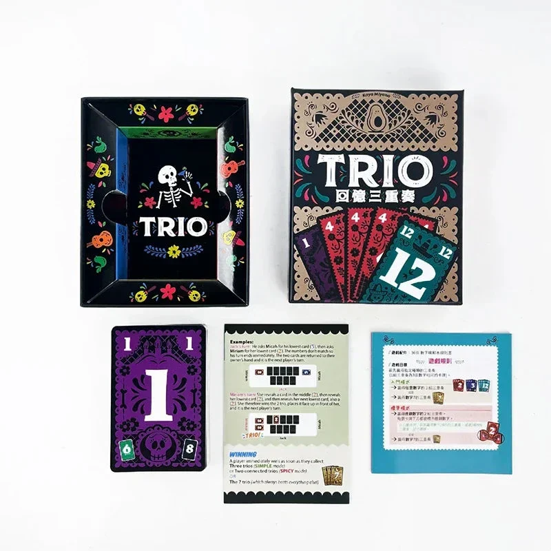 Trio Board Game – Strategic Card Matching Game for Family & Friends - Image 2