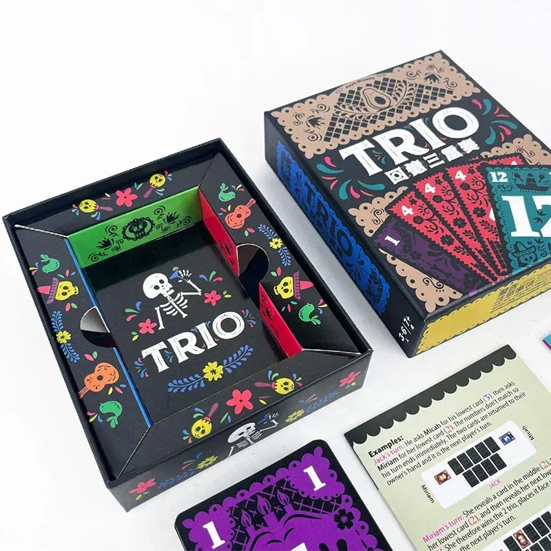 Trio Board Game – Strategic Card Matching Game for Family & Friends - Image 4