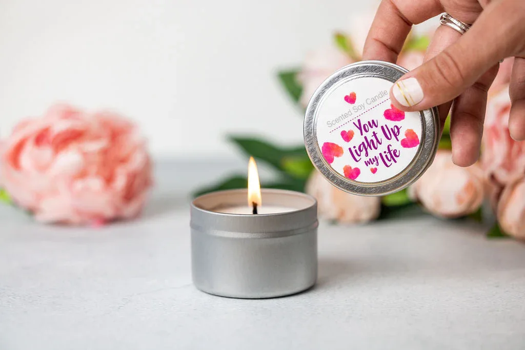 Trio of Tin Soy Candle - Scented with Bergamot and Lavender Essential oils - Image 4