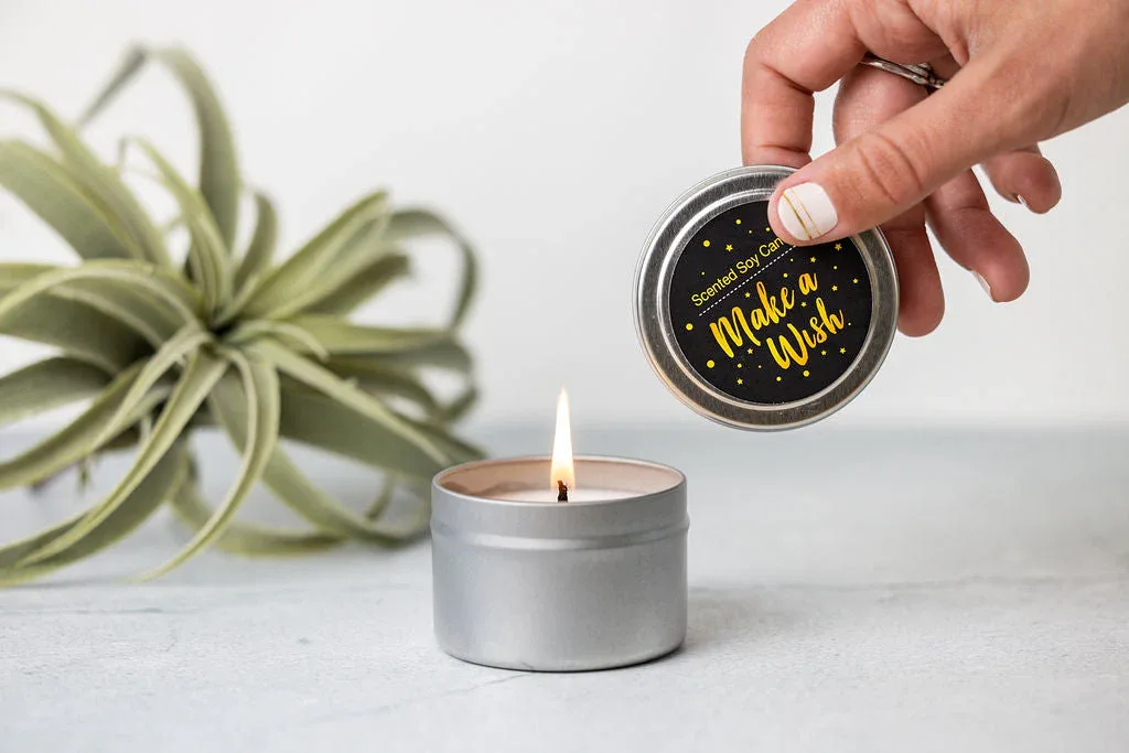 Trio of Tin Soy Candle - Scented with Bergamot and Lavender Essential oils - Image 5