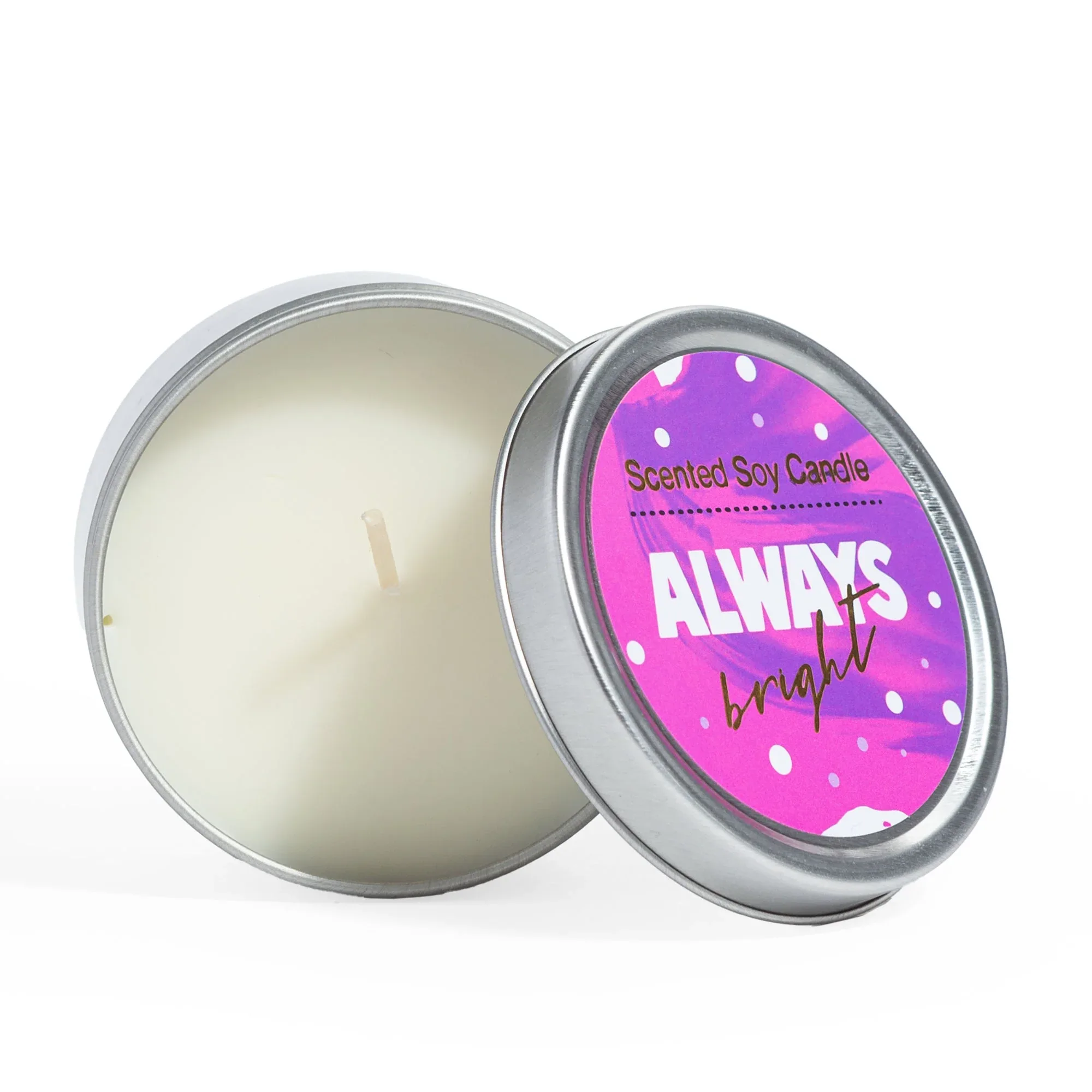 Trio of Tin Soy Candle - Scented with Bergamot and Lavender Essential oils - Image 9