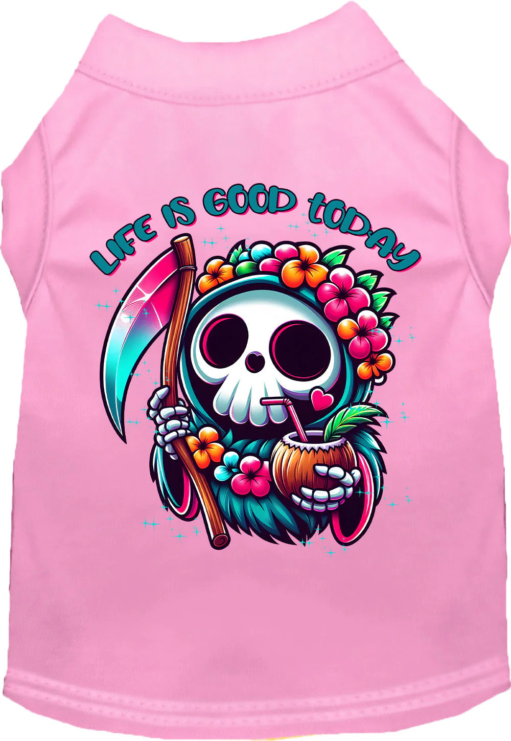 Tropical Grim Reaper Pet Shirt - Image 9