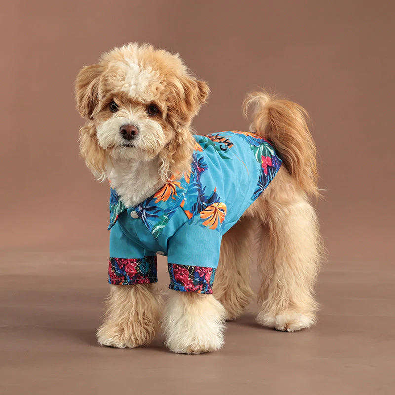 Tropical Vibes Dog Shirt – Summer Holiday Collection - Image 3