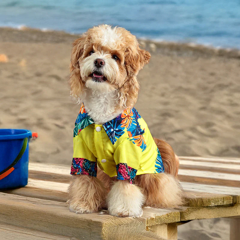 Tropical Vibes Dog Shirt – Summer Holiday Collection - Image 4